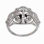 серебряное кольцо без камней 59309727